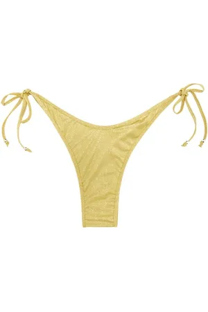 Palm Angels Glitter side-tie bikini bottoms