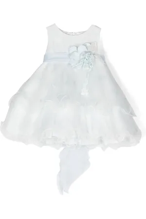 Mimilù Appliqué-detail sleeveless party dress