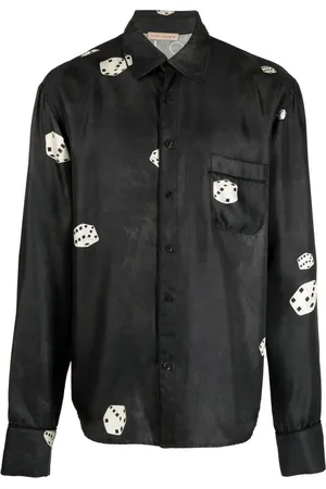 ROMEO HUNTE Bodega silk-satin shirt