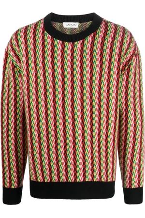 Lanvin Chevron-motif jumper