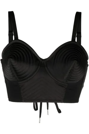 Jean Paul Gaultier X Lotta Volkova satin bra top
