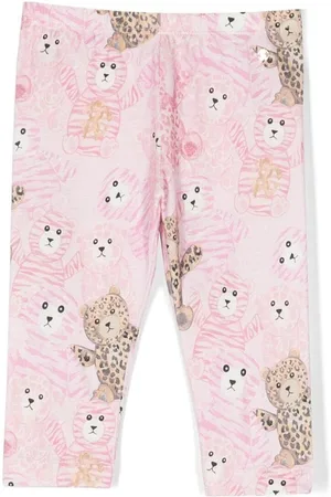 Roberto Cavalli Teddy bear-print cotton leggings
