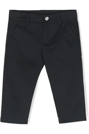 Roberto Cavalli Monogram-patch cotton trousers