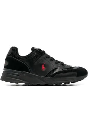Ralph Lauren Trackster 200 leather sneakers