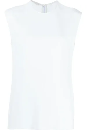 Stella McCartney Cady cap-sleeved blouse