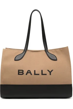 Bally Men's Casteer Logo-Print Leather Crossbody 