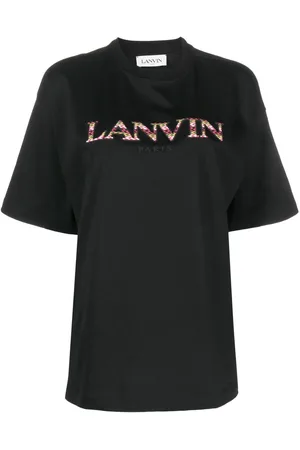 Lanvin Embroidered-logo T-shirt