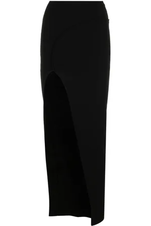 Rick Owens Theresa panelled midi skirt