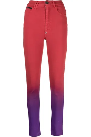 Philipp Plein High-waisted ombr?? jeggings