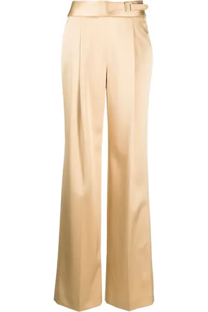 ERMANNO SCERVINO Pleated belted high-waisted trousers