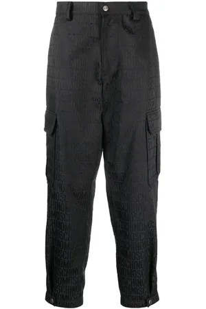 Moschino Logo-print cargo trousers