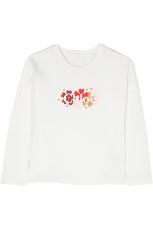 Chloé Logo-embroidered organic cotton T-shirt