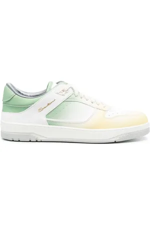 santoni Gradient-effect lace-up sneakers