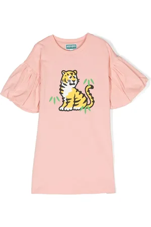 Kenzo Graphic-print cotton dress