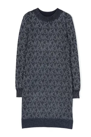 Michael Kors Monogram-pattern knit dress