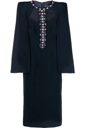 Jenny Packham Lucille crystal-embellished midi dress