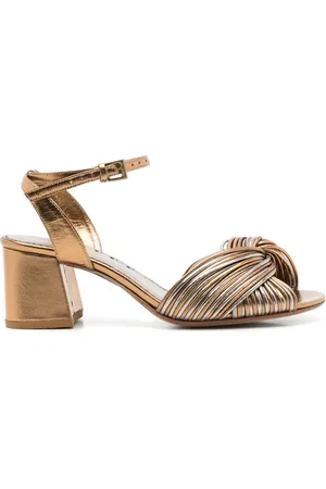 Sarah Chofakian 65mm Colagem leather pumps