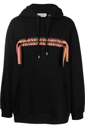 Lanvin Oversized logo-appliqu?? hoodie