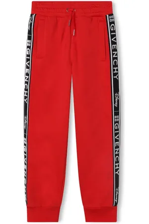 Givenchy X Disney logo-tape track pants