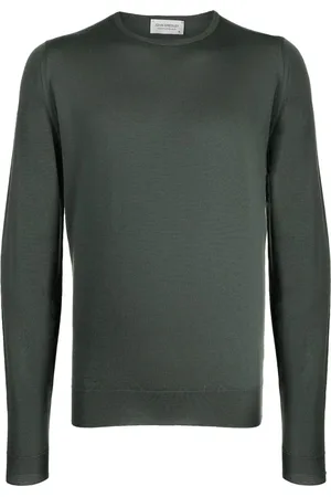 JOHN SMEDLEY Lundy crew-neck cotton sweatshirt