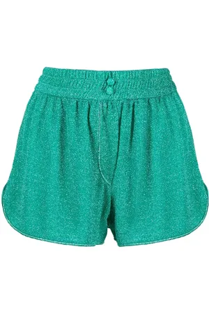 Oseree Lumière Lurex shorts