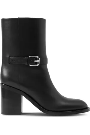 Burberry 80mm leather ankle boots