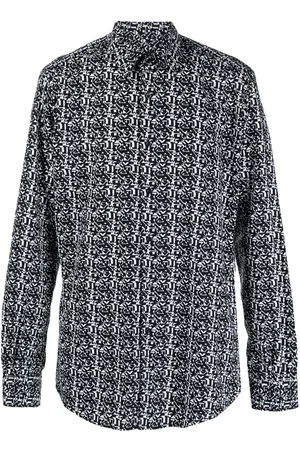 Karl Lagerfeld Abstract-pattern long-sleeve shirt