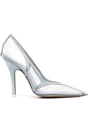 The Attico Venus 105mm transparent crystal pumps