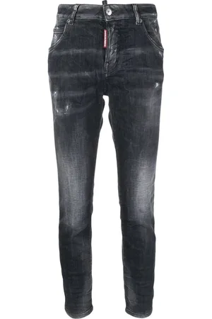 Dsquared2 Cool Girl distressed slim-leg jeans