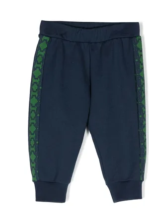 Roberto Cavalli Logo-embroidered tapered sweatpants