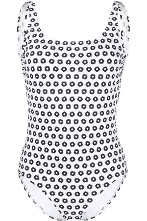 Miller belted swimsuit in black - Tory Burch