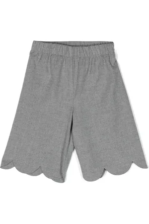 Il gufo Scallop-edge trousers