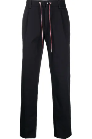 Moncler Drawstring-waist straight-leg trousers