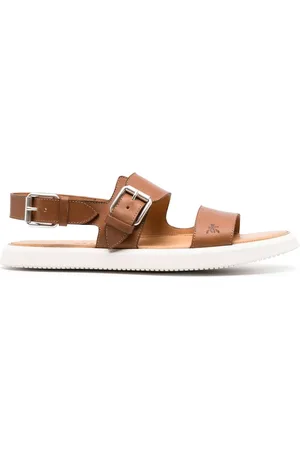 Premiata Double-buckle leather sandals