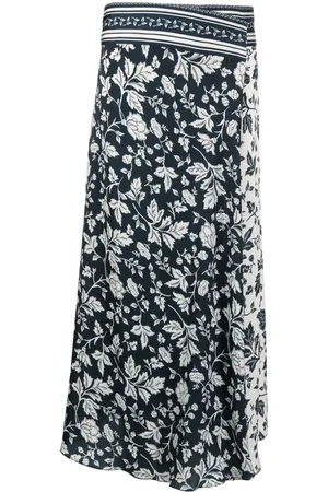 Ba&Sh Karol smocked-waist Midi Skirt - Farfetch