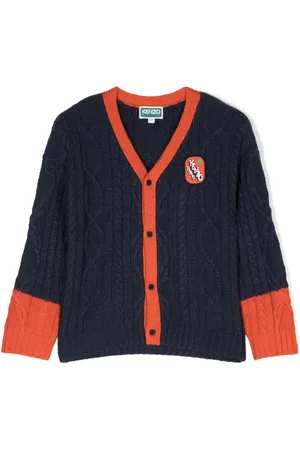 Kenzo Logo-patch V-neck cardigan