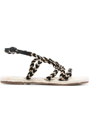MANEBI Flat rope sandals