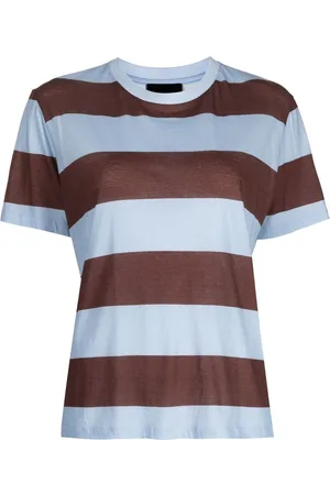 Cynthia Rowley Stripe-print cotton T-shirt
