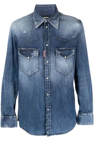 Dsquared2 Distressed denim shirt