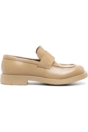 Camper Square-toe leather loafers