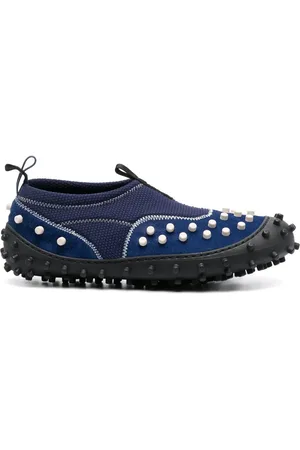 SUNNEI 1000Chiodi suede slip-on sneakers
