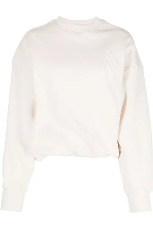 The Attico Maeve logo-embossed cotton sweatshirt