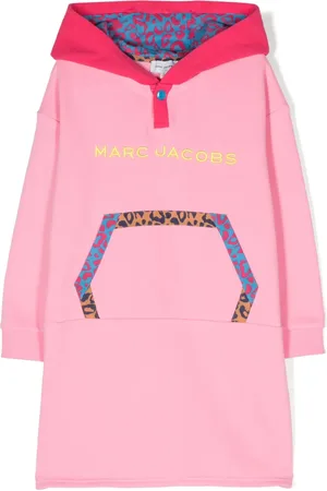 Marc Jacobs Logo-embroidered hooded cotton dress