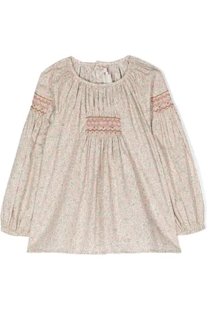 BONPOINT Floral-print cotton blouse