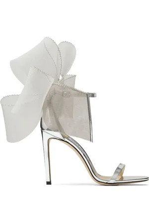 Jimmy Choo Aveline 100mm bow-detail sandals