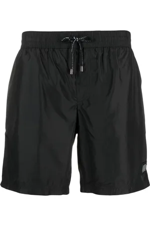 Dolce & Gabbana Logo-plaque drawstring swim shorts