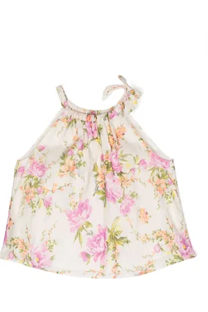 ZIMMERMANN Floral-print cotton sleeveless top