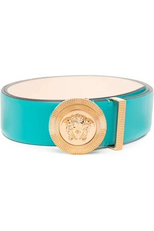 Versace Medusa Barocco Reversible Leather Belt Multi