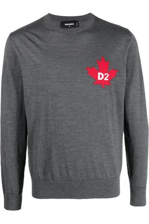 Dsquared2 Maple leaf-motif sweater