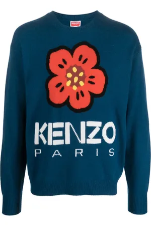 Kenzo Boke Flower intarsia-knit jumper